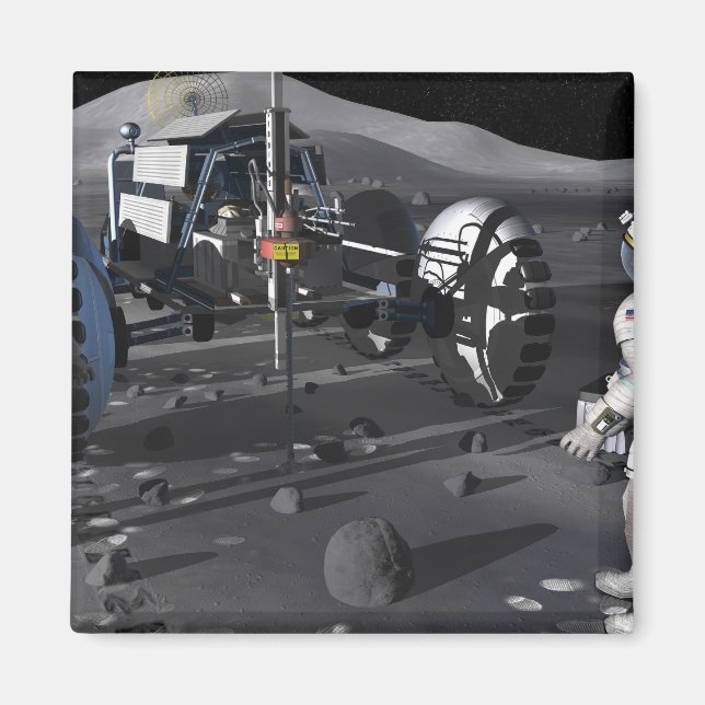 Future space exploration missions magnet (Front)