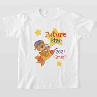 Future Star Graduation T-Shirt - 2025 Grad Rocket 