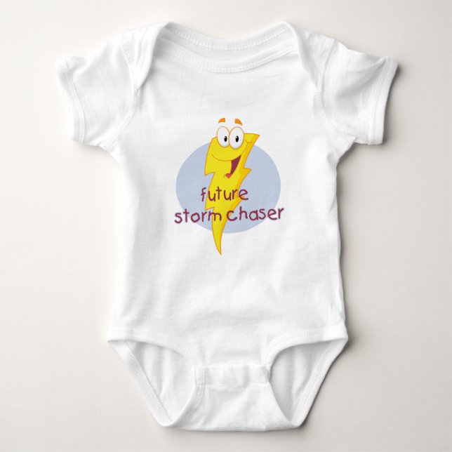 Future Storm Chaser Baby Bodysuit (Front)