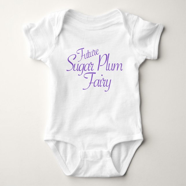 Future Sugar Plum Fairy Nutcracker Baby Bodysuit (Front)