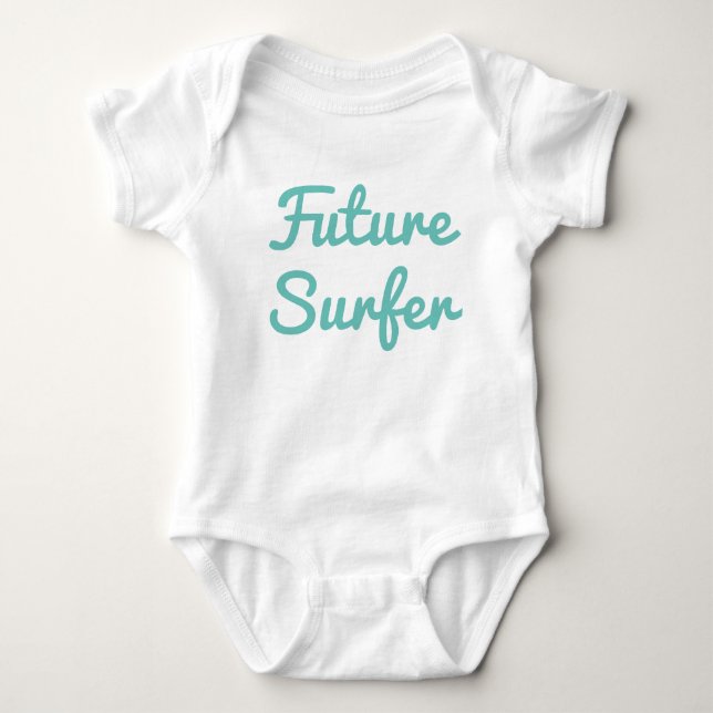 Future Surfer Baby Bodysuit (Front)