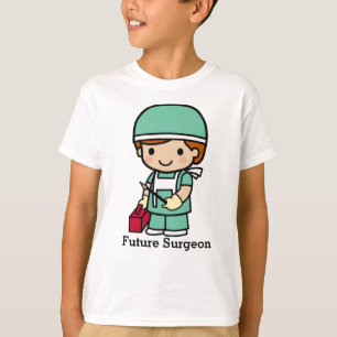 Future Surgeon in Scrubs with Scalpel T-Shirt