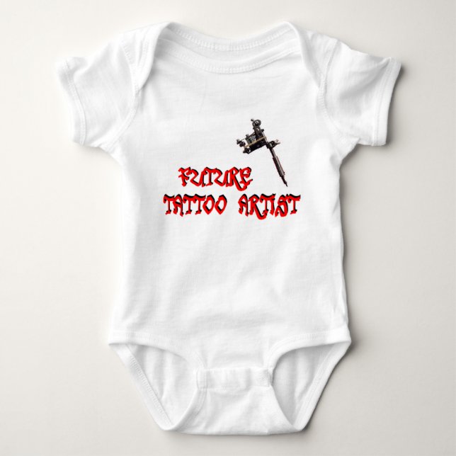 Future Tattoo Artist Baby Bodysuit (Front)