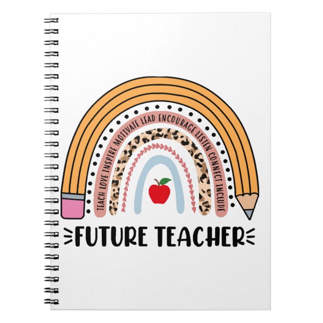 Future Teacher, Teacher In Progress, 1st Grade Tea Notebook (Front)