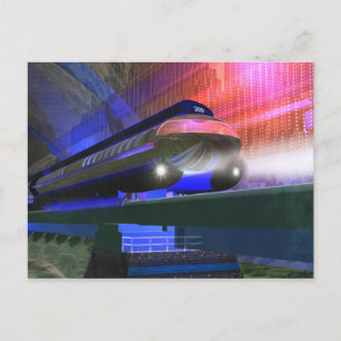 Future Train postcard