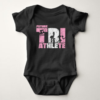 Future Triathlete Triathlon Baby Girl Newborn Gift Bodysuit