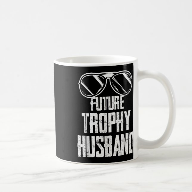 Future Trophy Fiance Groom To Be Husband Bachelor  Coffee Mug (Right)