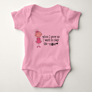 Future Trumpet Player Baby Bodysuit