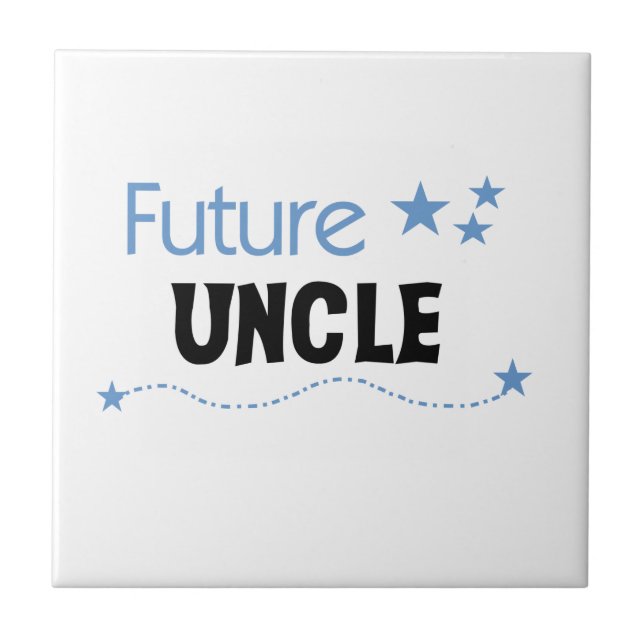 Future Uncle Gifts Ceramic Tile (Front)