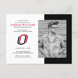 Future UNO Mavericks Graduate Announcement Postcard