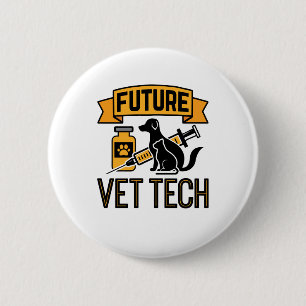 Future Vet Tech 6 Cm Round Badge