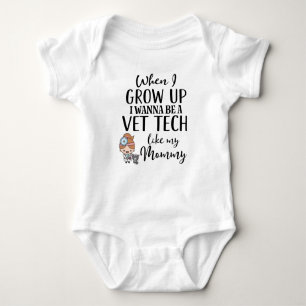 Future Vet Tech Like Mommy Baby Bodysuit