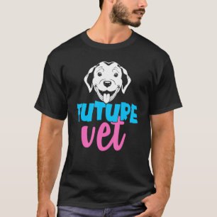 Future Vet Tech Veterinary Assistant Cute Dog Pugg T-Shirt