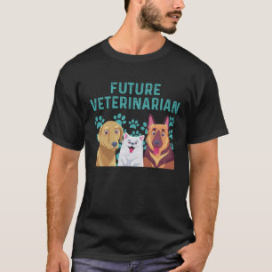 Future Veterinarian Boy Girl Veterinary Assistant T-Shirt
