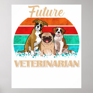 Future Veterinarian - Cute Aspiring Vets Poster