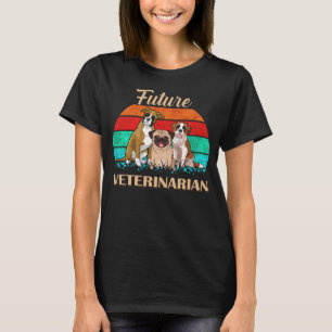 Future Veterinarian  Cute Aspiring Vets T-Shirt