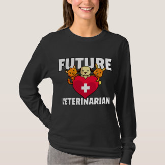Future Veterinarian For Veterinary Vet Tech T-Shirt