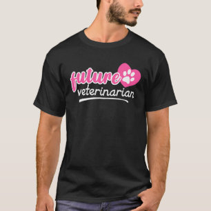 Future Veterinarian Gift Vet Tech Men Women Kids V T-Shirt