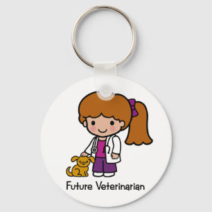 Future Veterinarian - Girl Key Ring