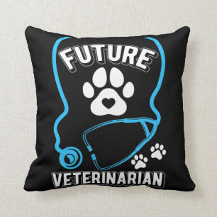 Future Veterinarian Stethoscope Funny Cushion