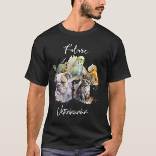 Future Veterinarian Vet Tech Assistant Intern Sayi T-Shirt
