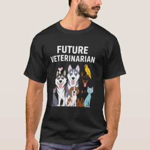 Future Veterinarian Vet Tech Student Animal Lover  T-Shirt