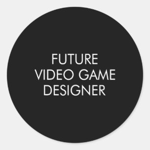 Future Video Game Designer - Classic Round Sticker