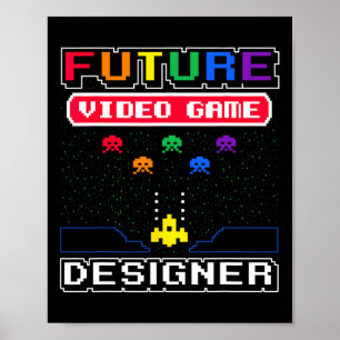 Future Video Game Designer Kid's 1 Poster
