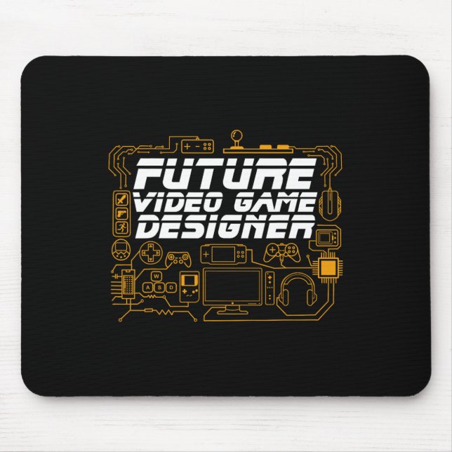 Future Video Game Designer Programmer Coding Gamer Mouse Pad (Front)