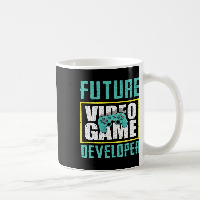 Future Video Game Developer - Cool Game Designer G Coffee Mug (Right)