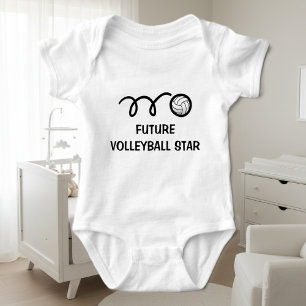 Future volleyball player   Cute baby clothing Baby Bodysuit
