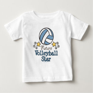 Future Volleyball Star Baby Long Sleeve T shirt