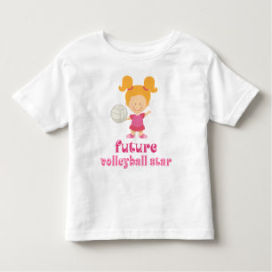 Future Volleyball Star (Girls) Toddler T-Shirt