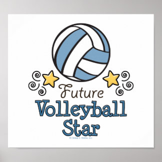 Future Volleyball Star Poster