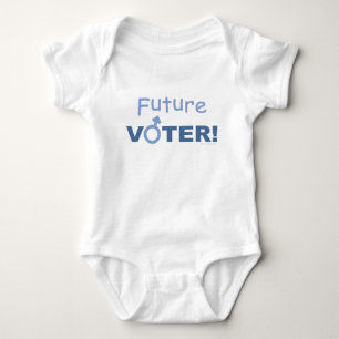 Future Voter! Boy's Romper Baby Bodysuit