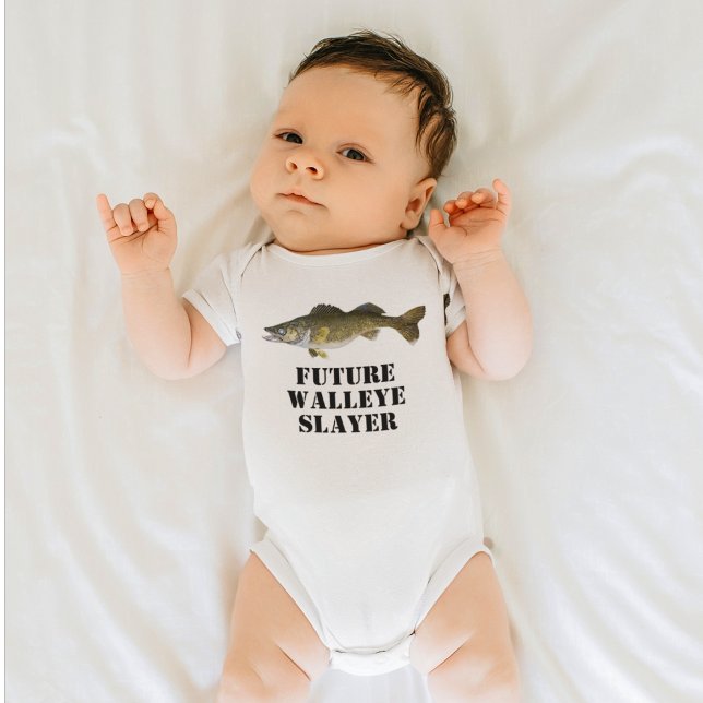 Future Walleye Slayer Fishing Baby Shirt (Creator Uploaded)