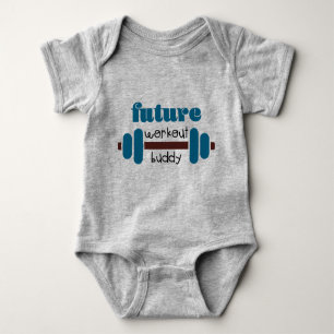 Future workout buddy baby bodysuit