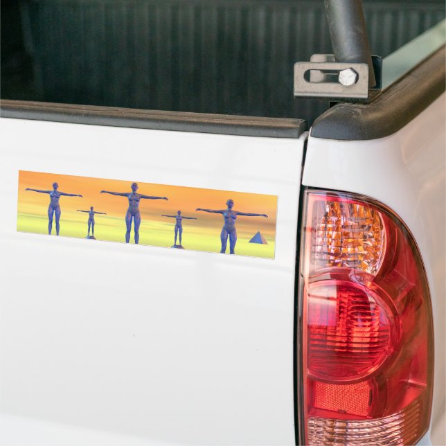 Future World Bumper Sticker (On Truck)