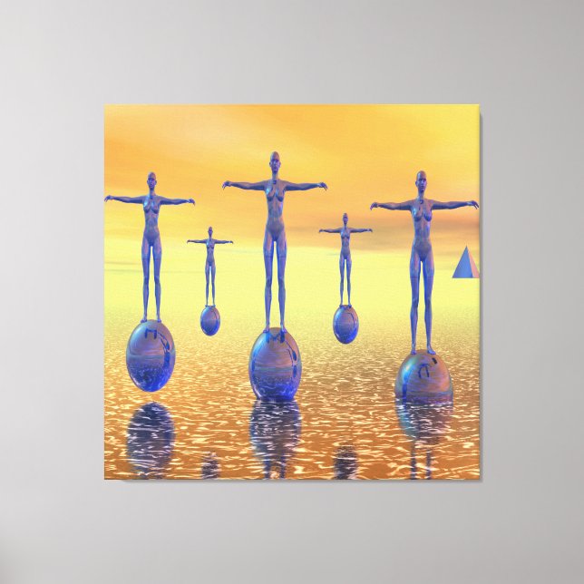Future World Canvas Print (Front)