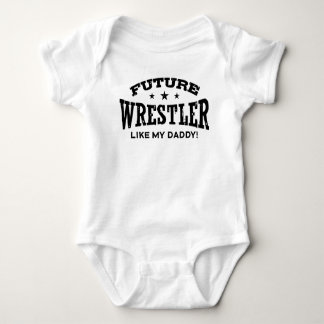 Future Wrestler Like My Daddy Baby Bodysuit