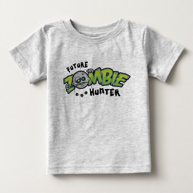 Future Zombie Hunter Organic Infant Creeper (Front)