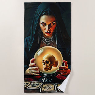 Future's Forbidden Secrets Design Beach Towel