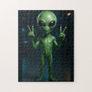Futurist alien puzzle