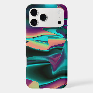 Futuristic Abstract 3D Metallic Rainbow Art