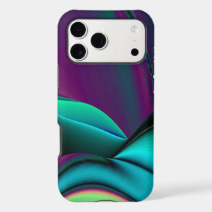 Futuristic Abstract 3D Metallic Rainbow Art