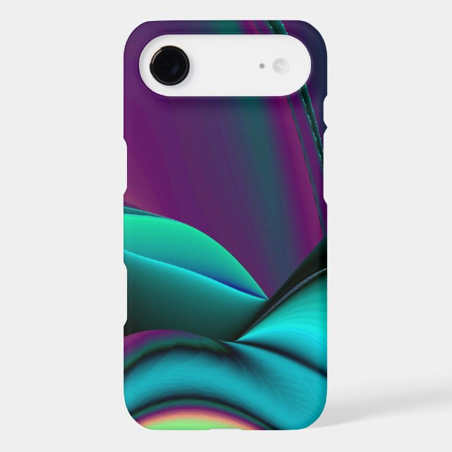 Futuristic Abstract 3D Metallic Rainbow Art (Back)