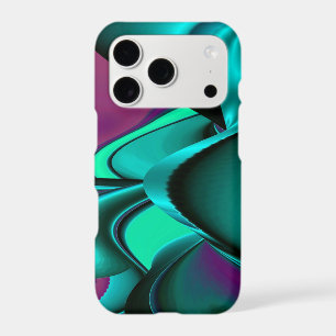 Futuristic Abstract 3D Metallic Rainbow Art