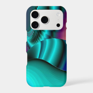 Futuristic Abstract 3D Metallic Rainbow Art