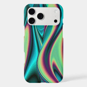 Futuristic Abstract 3D Metallic Rainbow Art