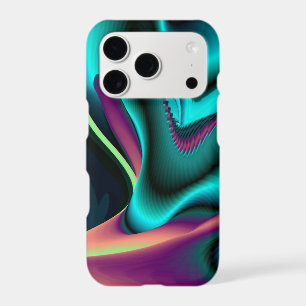 Futuristic Abstract 3D Metallic Rainbow Art